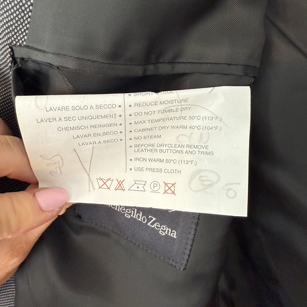 Ermenegildo Zegna Charcoal Blazer - Picture 6 of 10